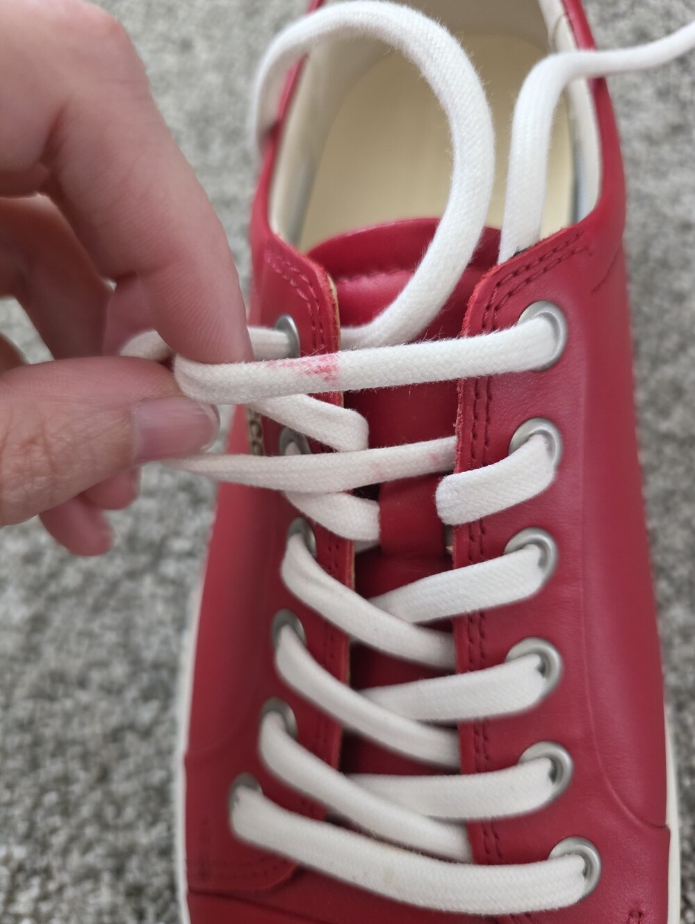 ECCO Womens Soft 7 Red Leather Casual Shoes 430003-01466 Sz 41 EU/ 10-10.5 US - Picture 11 of 11